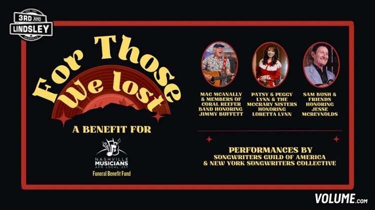 Jimmy Buffett to be honored at “For Those We Lost” benefit in Nashville