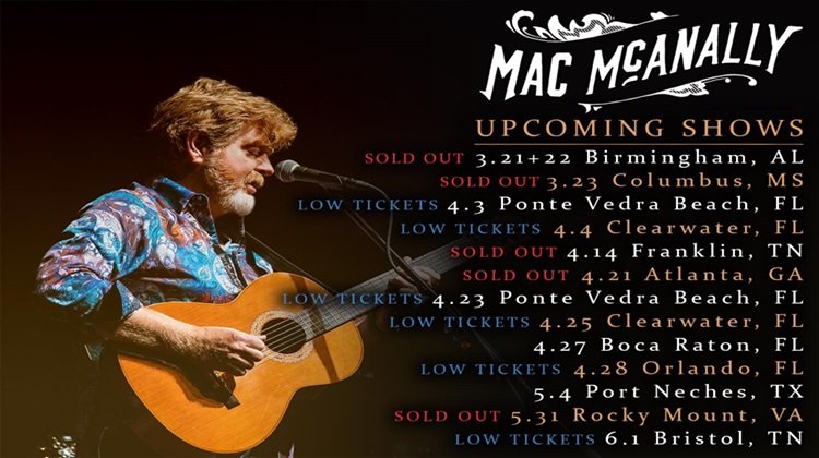 Mac McAnally Tour Dates