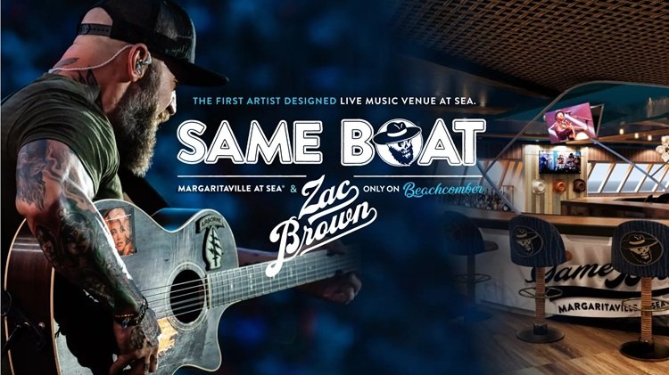 Zac Brown designs live music venue for Margaritaville at Sea’s Beachcomber